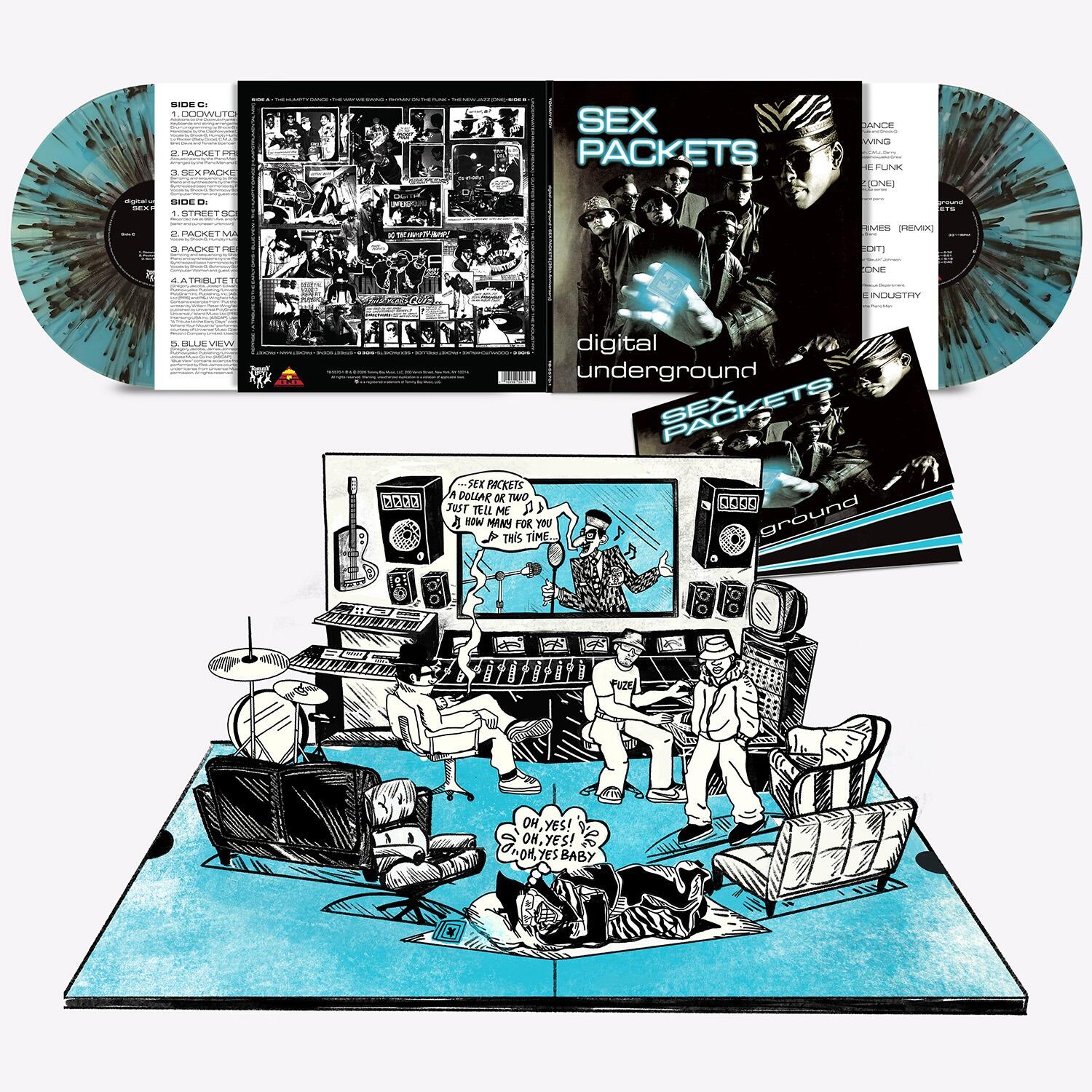 DIGITAL UNDERGROUND - Sex Packets (35th Anniversary) Pop Up Edition on Double Splatter Vinyl LP