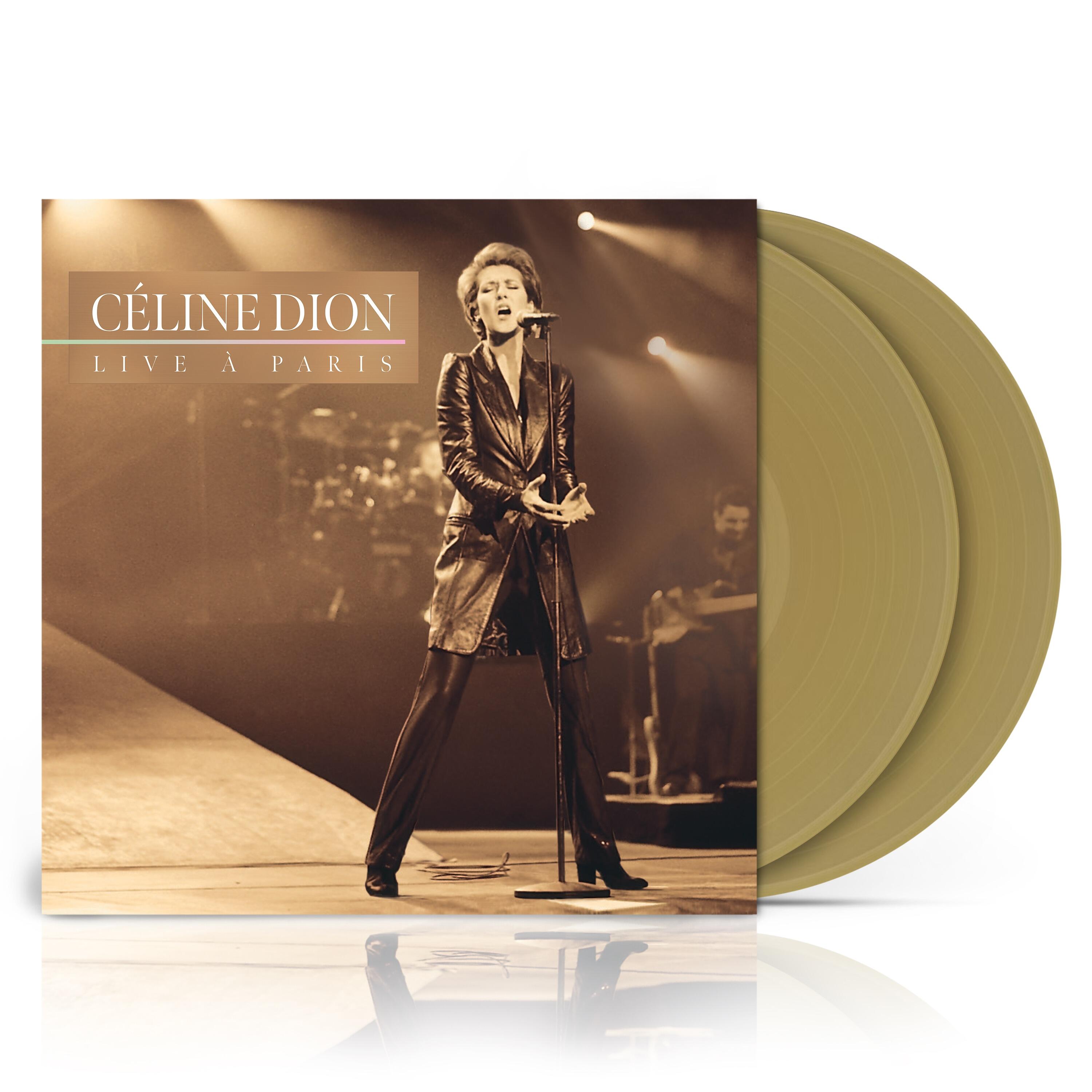 **PRE-ORDER** CELINE DION - Live A Paris - Double Golden Tan LP