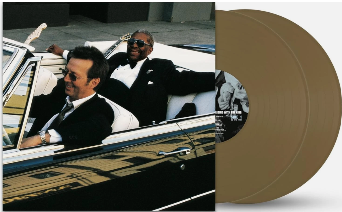 **PRE-ORDER** ERIC CLAPTON and B.B. KING - Riding With The King - Gold Double Vinyl LP - Remastered and Expanded