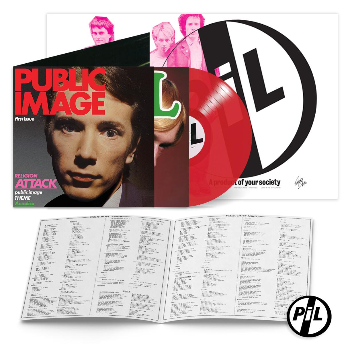 **PREORDER** PUBLIC IMAGE LIMITED First Issue Clear Red Vinyl LP