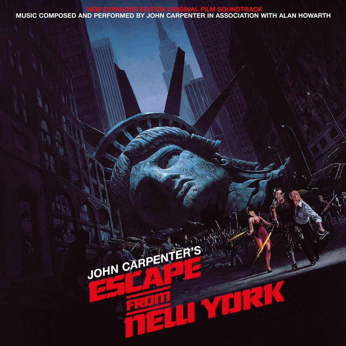 JOHN CARPENTER - Escape From New York - Original Soundtrack - Expanded Edition - Double Transparent Red Vinyl LP