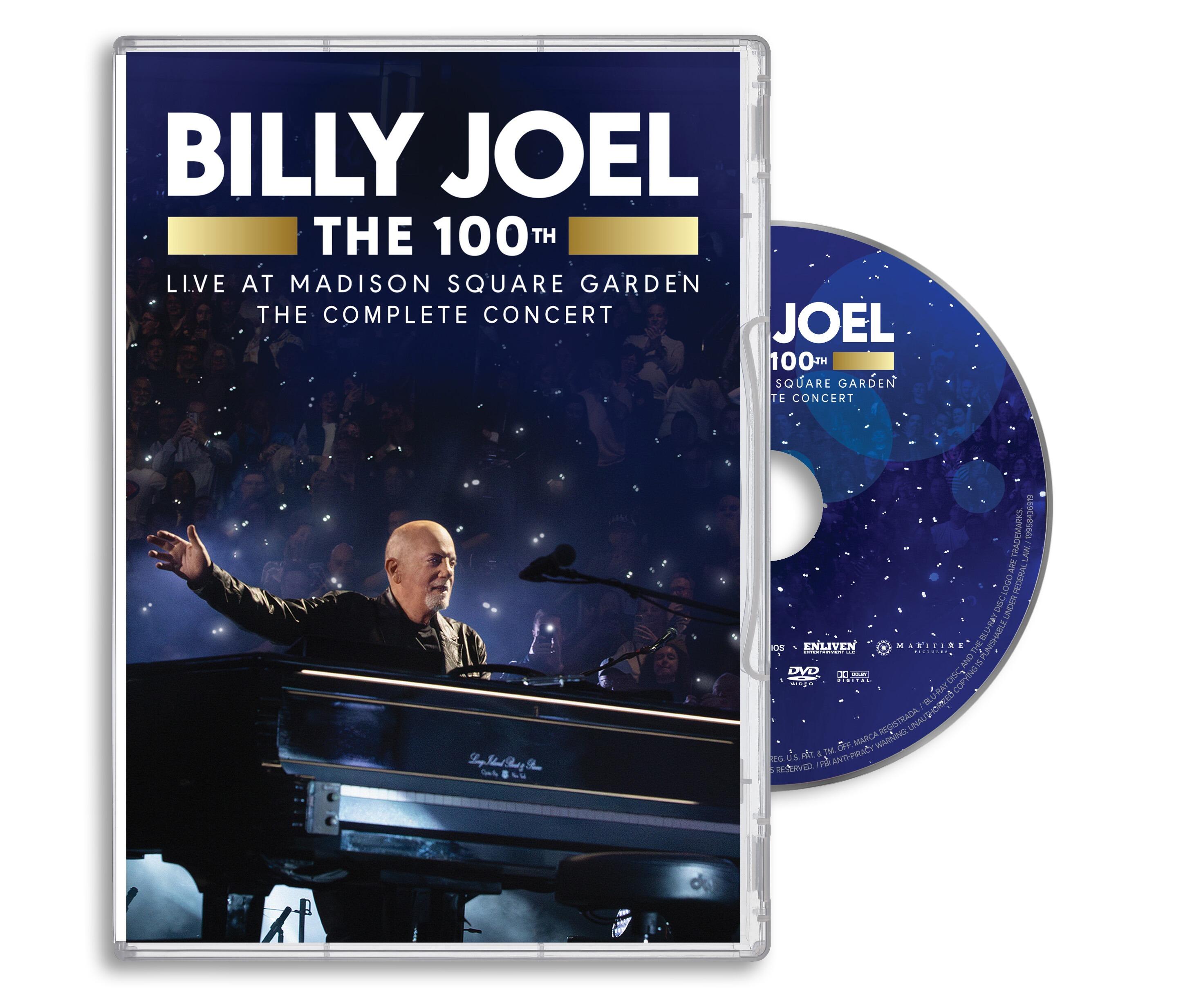 BILLY JOEL - The 100th: Live At Madison Square Garden (The Complete Concert) DVD / Blu-Ray (NOT VINYL)