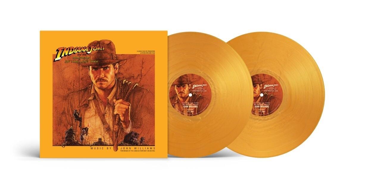 INDIANA JONES AND THE RAIDERS OF THE LOST ARK - Motion Picture Soundtrack - Double Gold Vinyl LP (45th Anniversary)