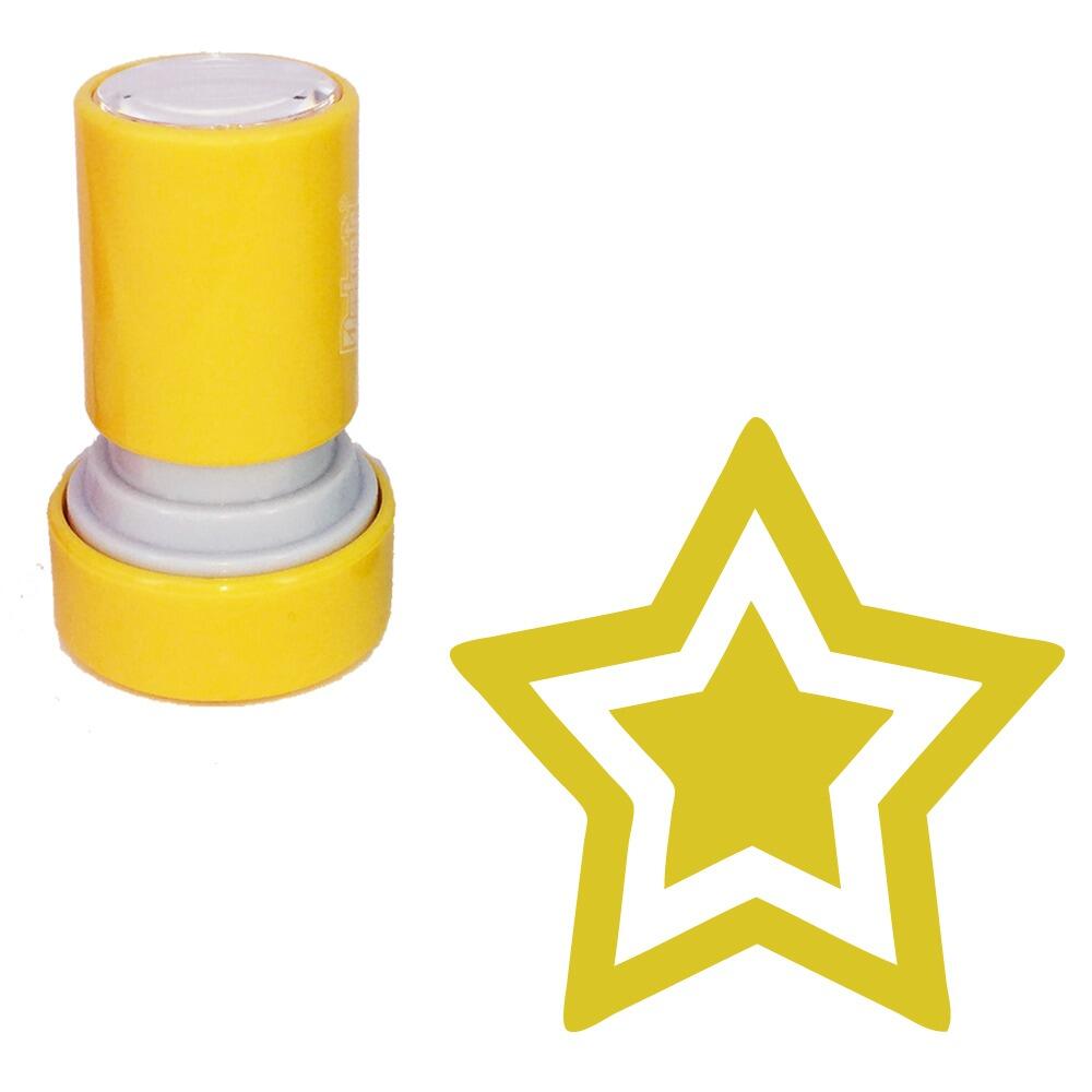 Teacher Stamps | Gold Star Self-inking Stampers for Marking and Praise