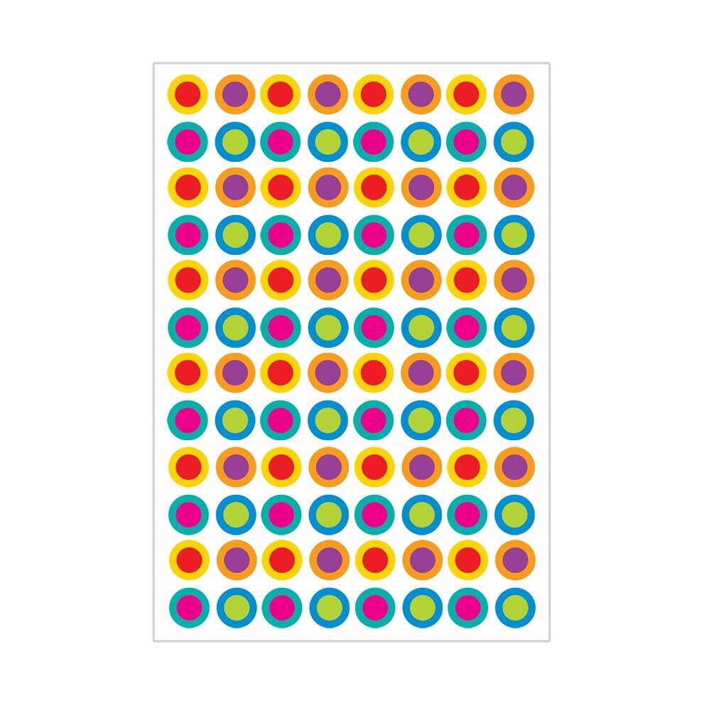 Sticker Chart Stickers | 700 x 10mm Colourful Dot / Spot Stickers (CTP1236)