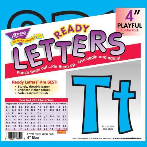 Classroom Display Lettering | 10cm Stunning Blue Card Letters for Notices x 216 ( T79744)