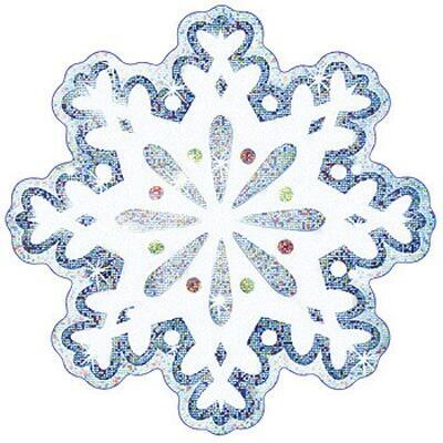 Classroom Display Card Cutouts | Sparkle Snowflakes - 24 Cut Outs