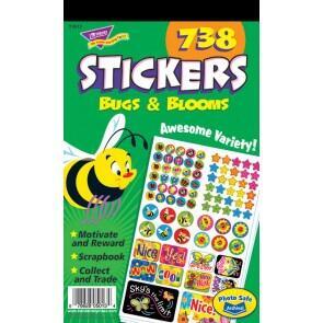 School Stickers | Bugs & Blooms Bumper Sticker Pack for Teachers / Crafts