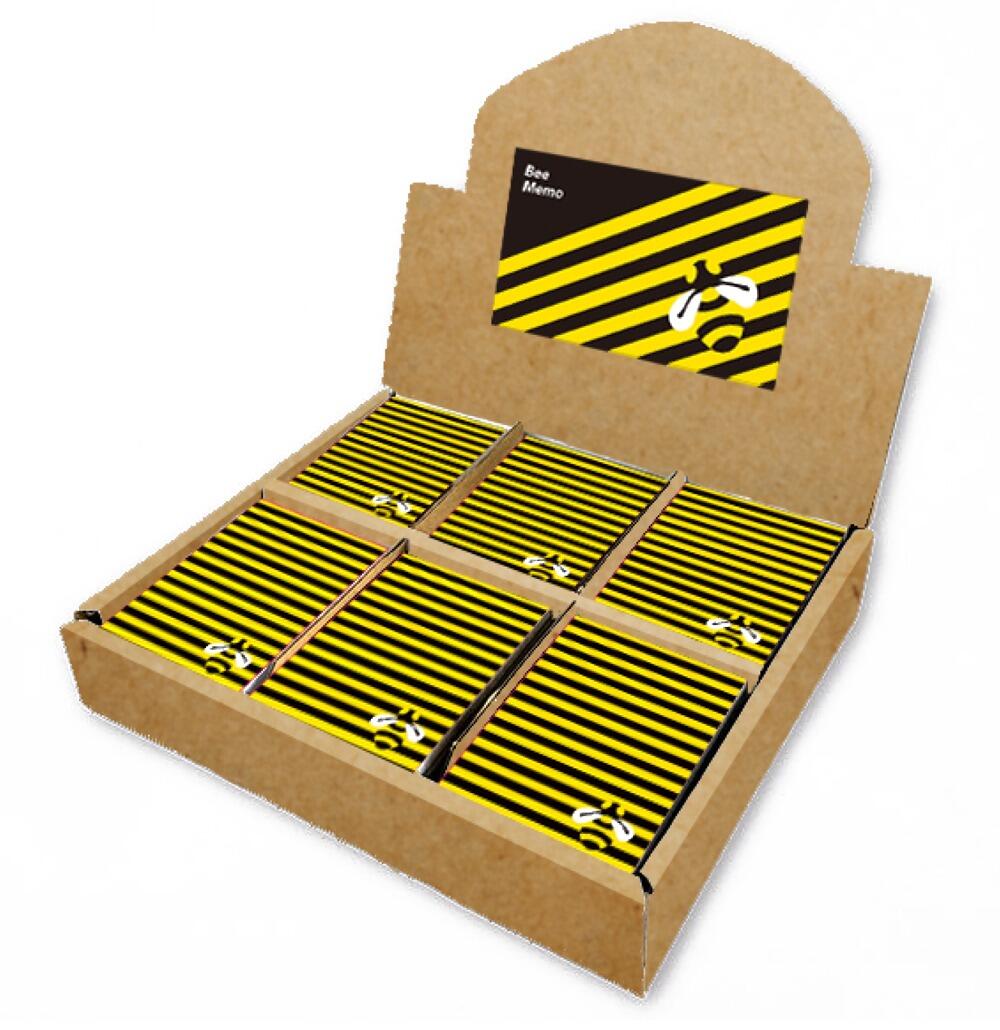 Bulk Stationery | Low Cost, Bulk Purchase Bee Design Mini Notepads / Memos