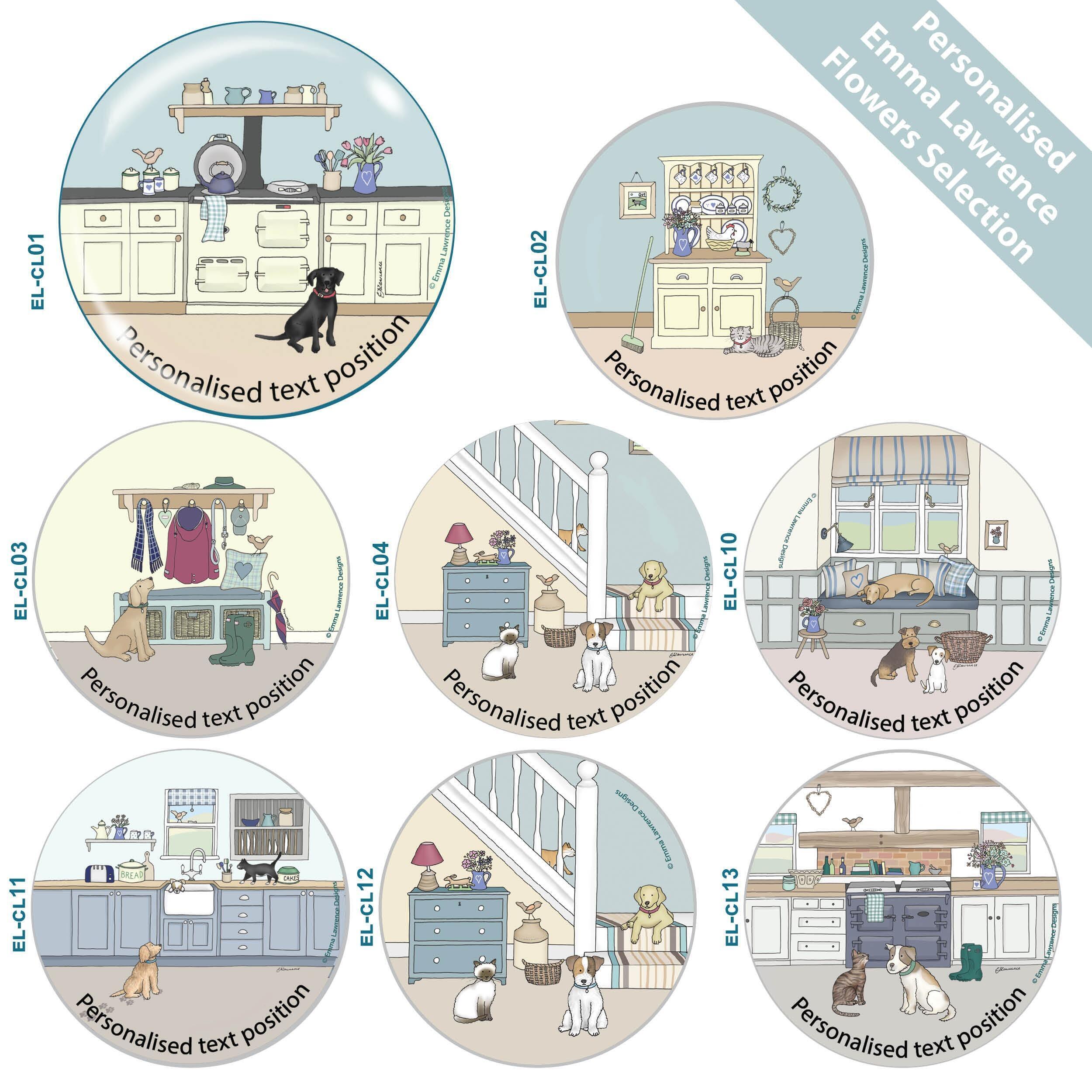 Personalised Fridge Magnets | Emma Lawrence Country Living Custom Magnets