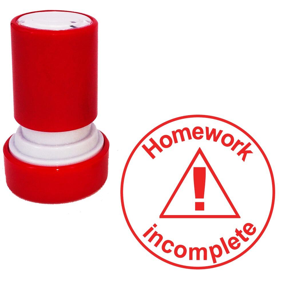 Bulk Teacher Stamps | Homework incomplete Self-inking Teacher Stampers