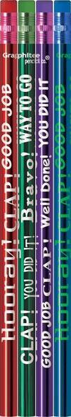 Cheap Class Rewards | 144 Special Praise HB Pencils for Teachers. Low Cost Class Gifts/Prizes