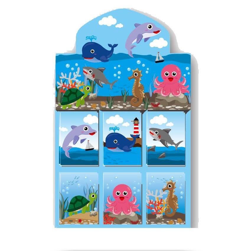 Bulk Stationery | Low Cost, Bulk Purchase Sealife Design Mini Notepads
