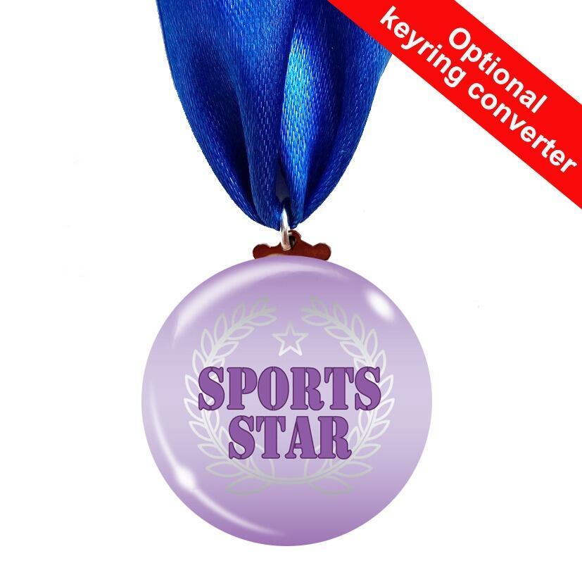 Low Cost Medals | SPORTS STAR Medal & Ribbon Participant Great Value Medals. UK Made