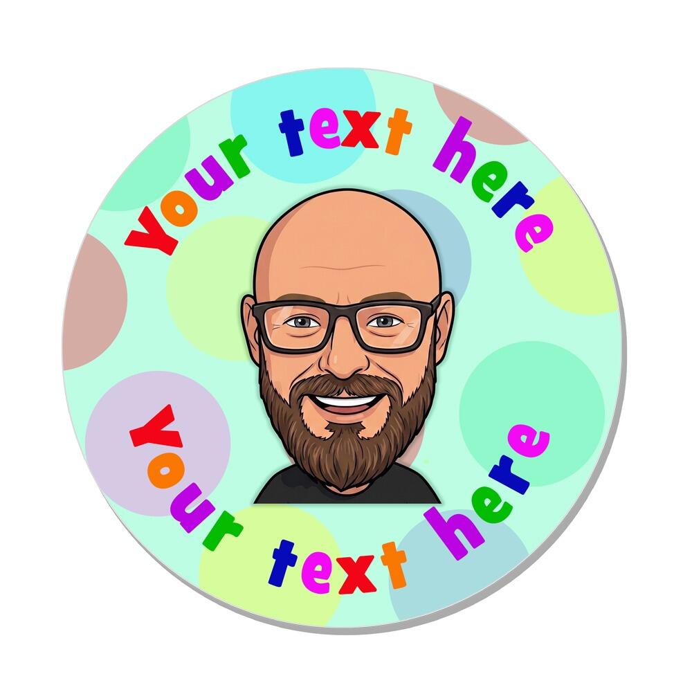 Custom Face Stickers | Celebration Selfie Stickers! Personalised Avatar Stickers. Scented Option