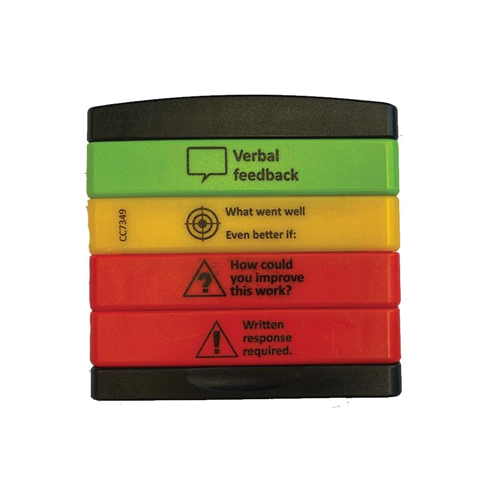 Teacher Stamp SALE | Verbal feedback / WWW / Feedback Stamp Set - 4 Layer Stamp Set