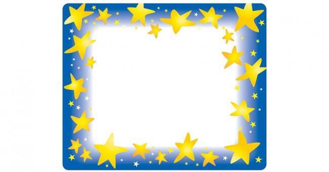 Classroom / Name Labels | 36 x Star Bright, Large Name Tags/Labels or Visitor Badges