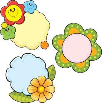 Classroom Display Resources | 36 x Flower Design Speech Balloons
