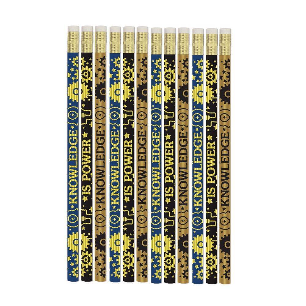 Inspirational Class Gifts | 12 x Knowledge is Power HB Pencils.