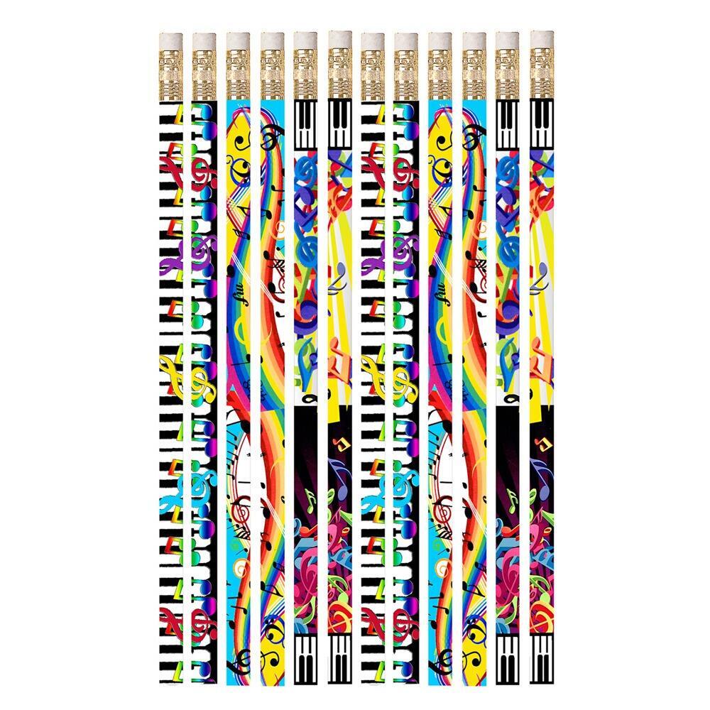 Pencils for Kids | 12 x Mega Music Pencils