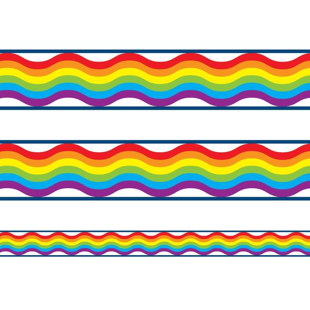 Classroom Display Borders | Bright Rainbow Design Trimmers.