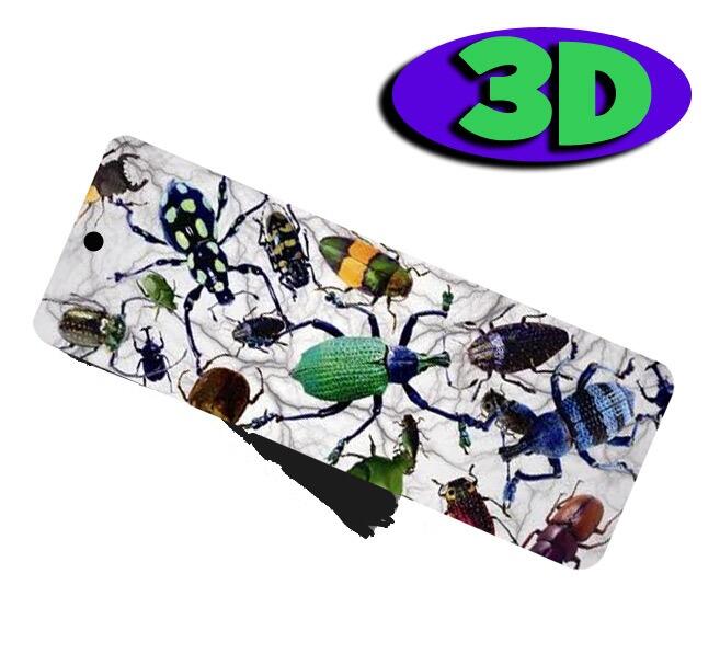 3D Bookmarks | Bulk Packs of Stunning Beetle/Insect 3D Bookmark. Ideal Reading Incentive/Party Gift