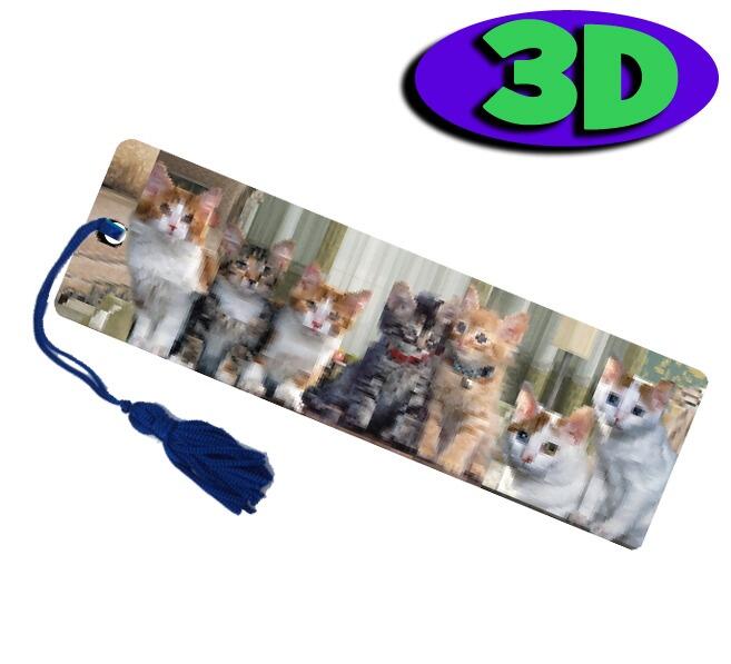 3D Bookmarks | Bulk Packs of Cute Cats & Dogs 3D Bookmarks. Ideal Reading Incentive/Party Gift