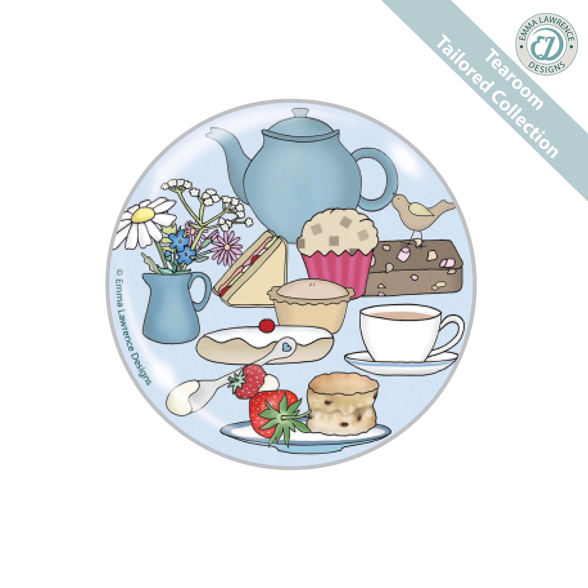 Fridge Magnet Gifts | Tea Room Collection, Emma Lawrence Designs. Retail/Trade. Personalise Options