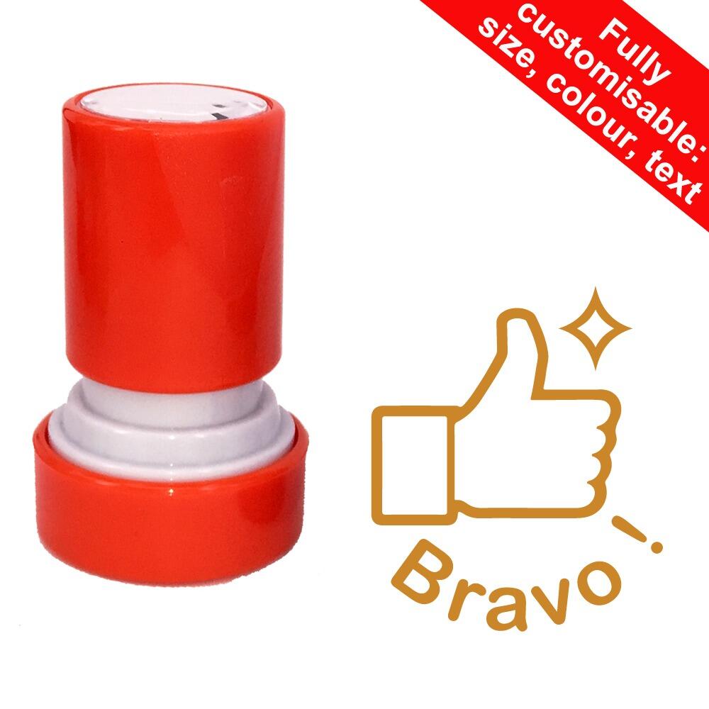 French School Stampers | Bravo ! French Teacher Stamp - 22mm