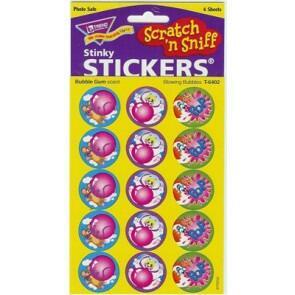 Kids Stickers | Colourful Bubbles Scratch 'n' Sniff Stickers (Bubble Gum Scent)