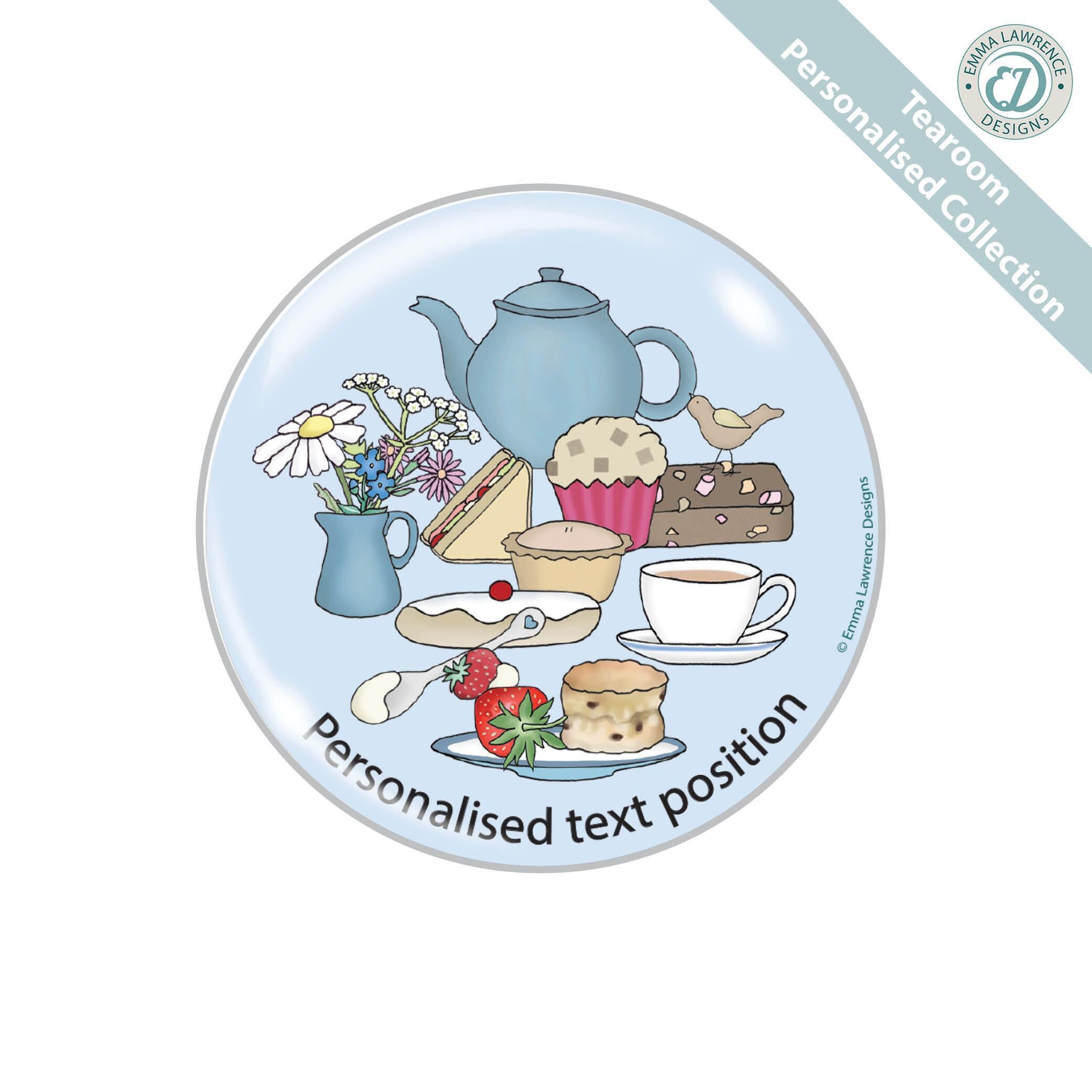 Custom Fridge Magnet | Tea Room/Cafe Collection, Emma Lawrence Designs. Retail/Trade.