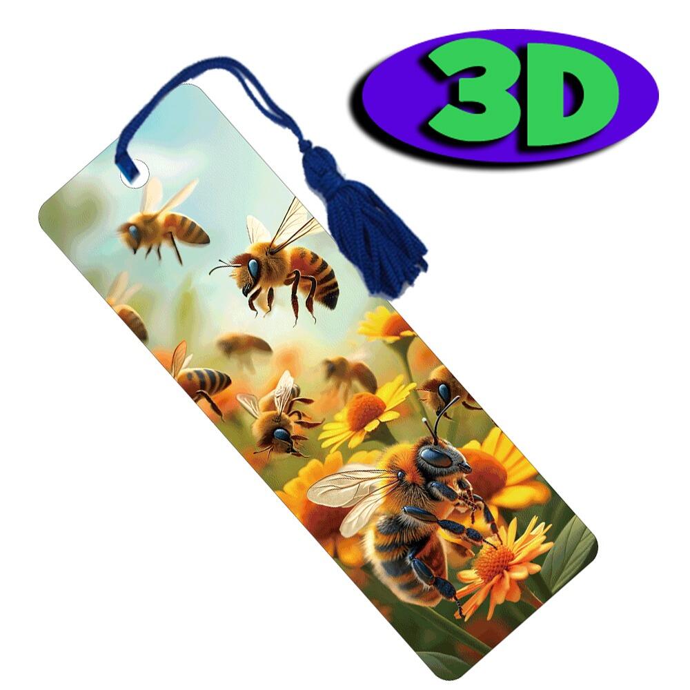 3D Bookmarks | Bulk Packs of Stunning Bees 3D Bookmarks/Rulers. Ideal Reading Incentive/Party Gift