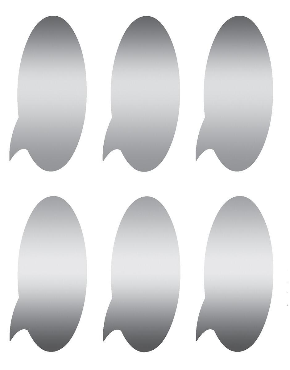 Scratch Card Stickers | Large Speech Bubble Shape Stickers to Create Scratch Cards & Games.