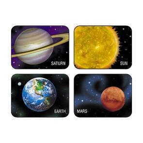 Kids Stickers | 100 Planets and Sun Stickers for Children.