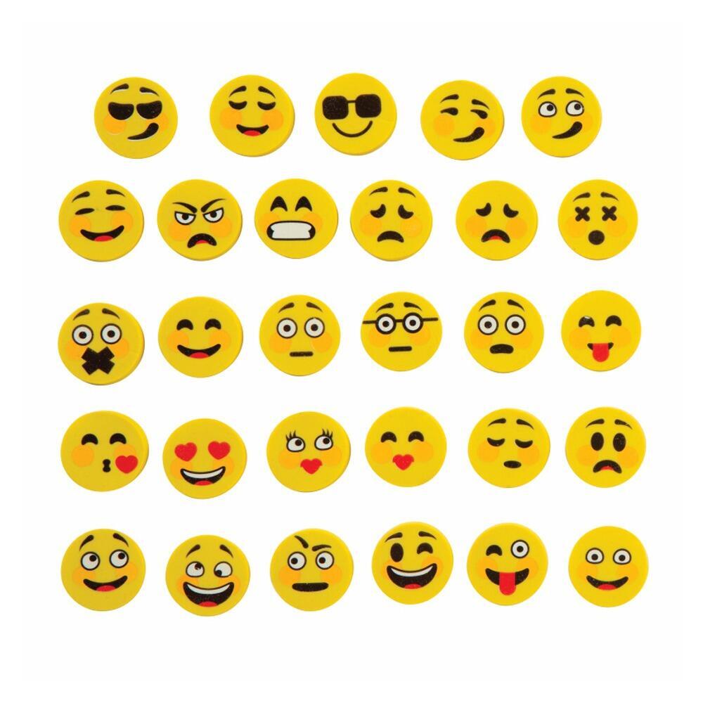 Bulk Buy Fun Erasers | 72 Small Emoji Erasers For Party Bags & Class Gifts.