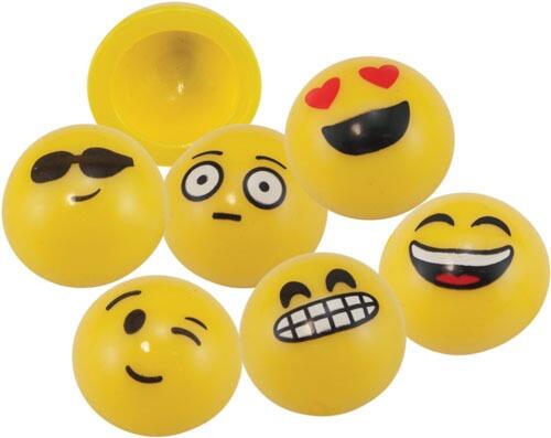 Class Gifts | 72 Emoji Smiley Popping Poppers! Great Party Bag Filler. Loads of Fun!
