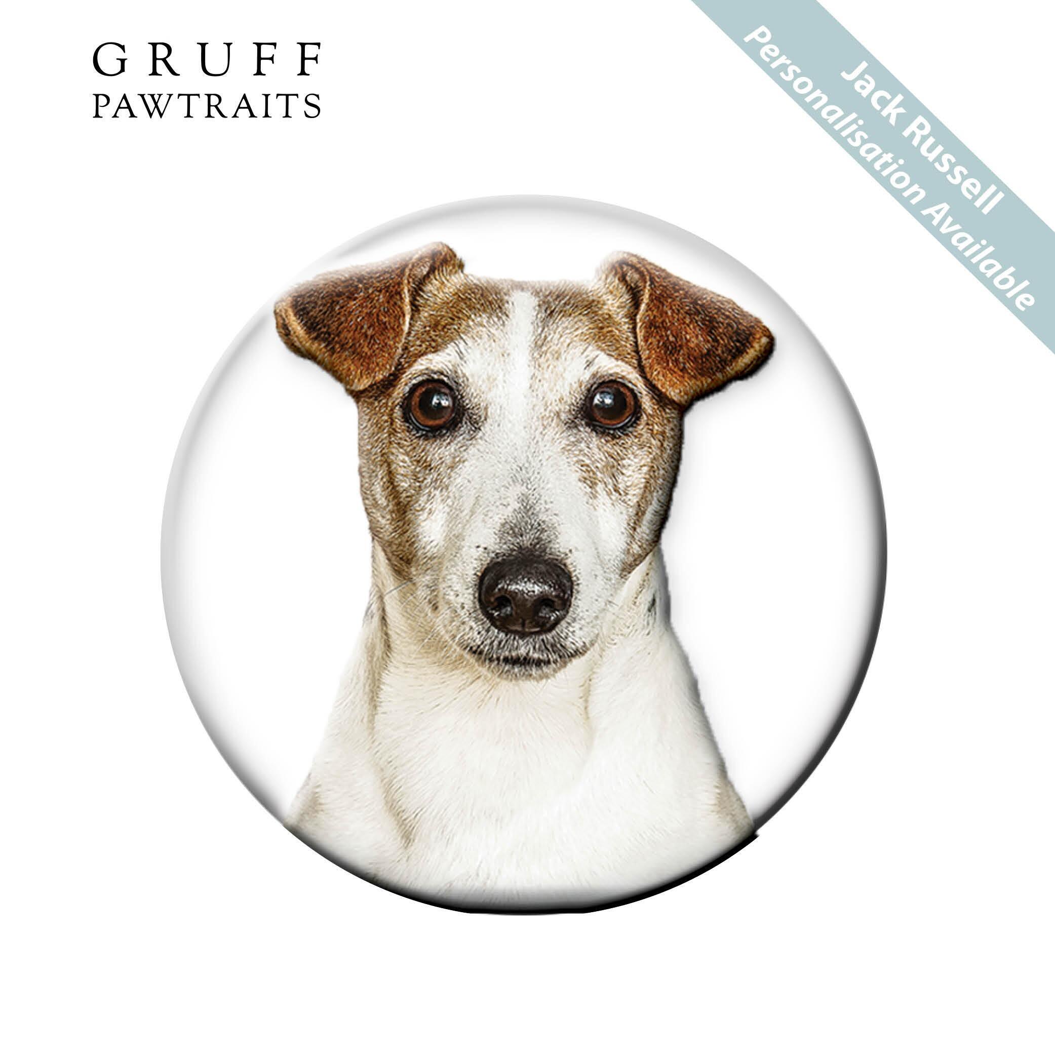 Bulk Fridge Magnets | Stunning Jack Russell Dog Fridge Magnets by Gruff Pawtraits. Trade Prices