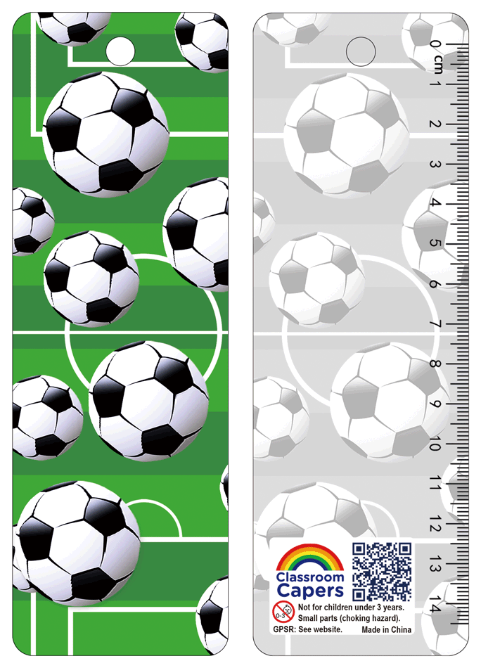 3D Bookmarks | Bulk Packs Stunning Football 3D Bookmarks/Rulers. Ideal Reading Incentive/Party Gift