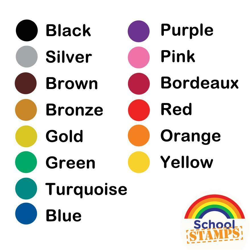 Personalised Teacher Stamps | Custom Stamp Ink Options - All Reinkable