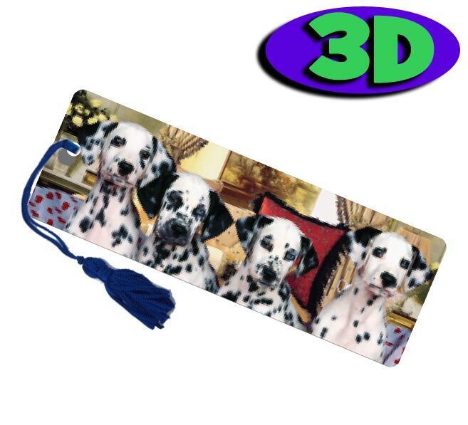 3D Bookmarks | Stunning Dalmation Dogs Bookmark - Ideal Reading Incentive/Class Present