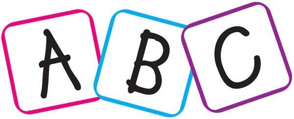 Classroom Display Lettering | 6.5cm Colourful Block Design Letter & Numbers x 162