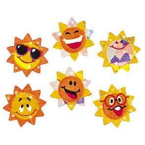 Teacher Stickers | 72 x Sunny Smiles / Sunshine Sparkle Stickers.