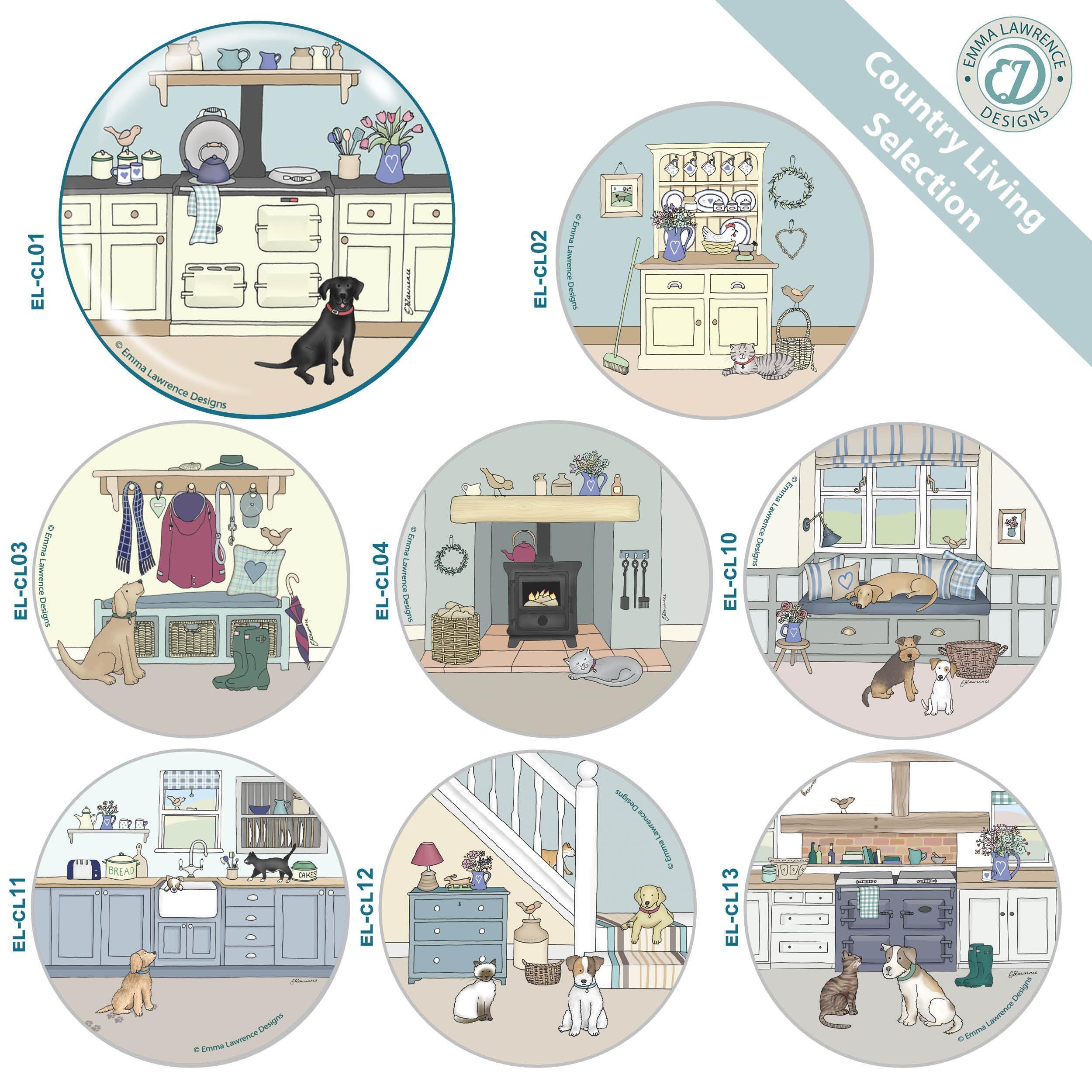 Fridge Magnet Gifts | Country Living Collection, Emma Lawrence Designs. Retail/Trade. Personalisable