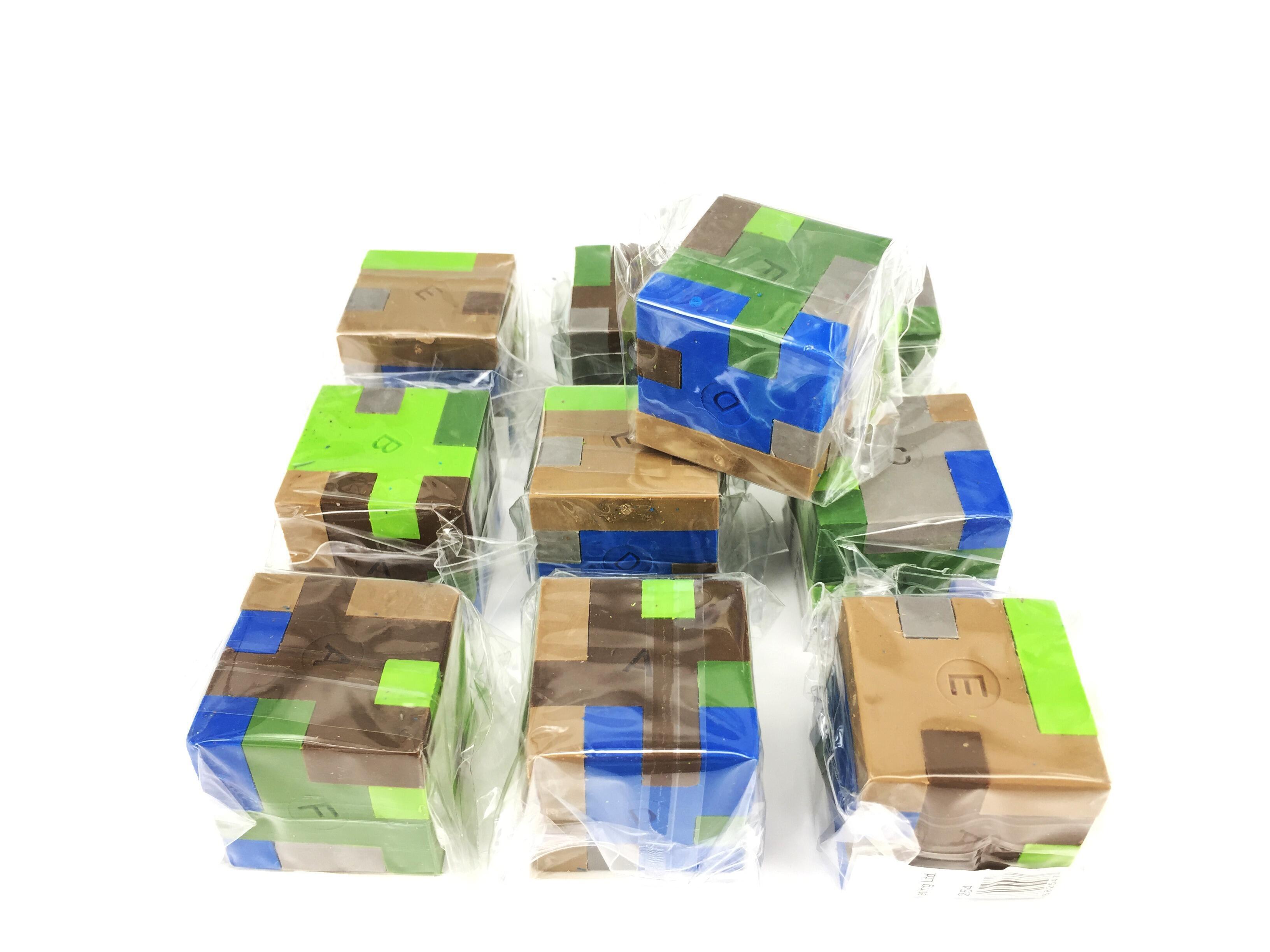 Fun Erasers | Pixel Camouflage Colours Block Puzzle Erasers. Fun and useful!