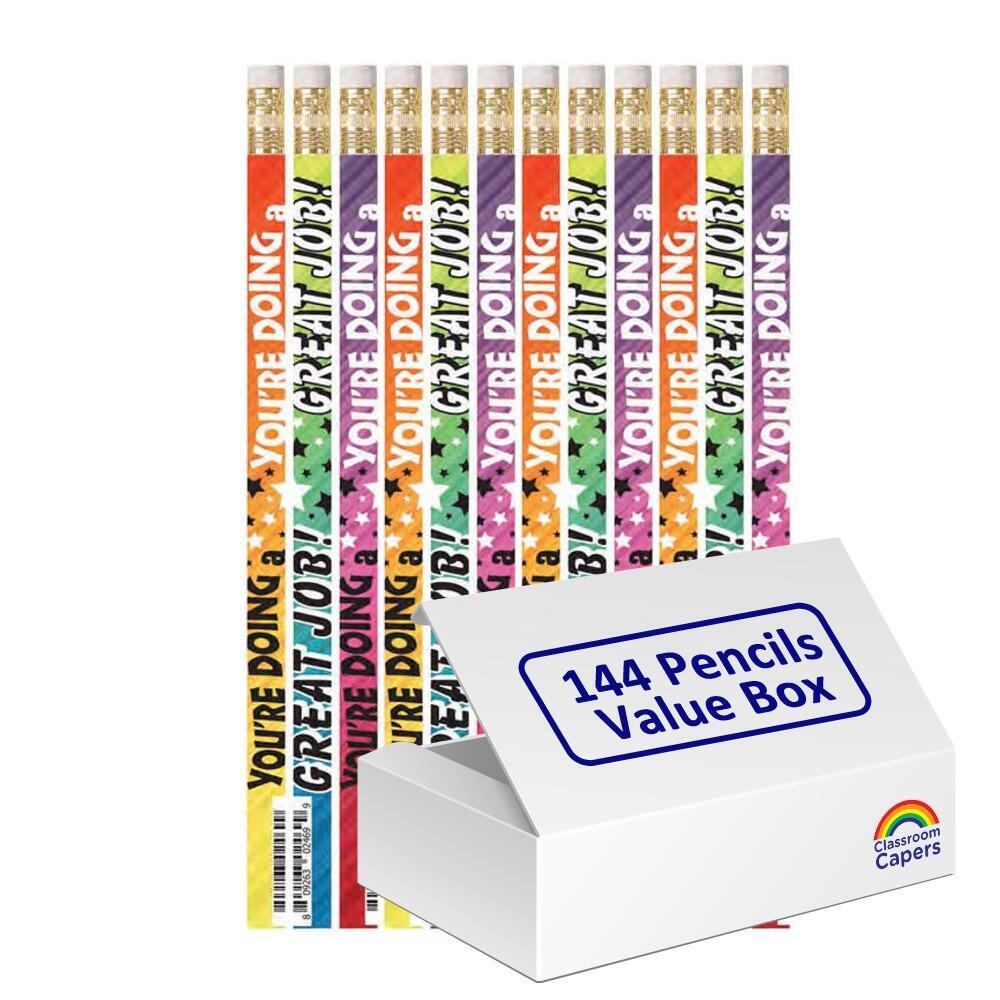 Incentive Gifts | 144 You're doing a great job HB Pencils. Great Low Cost, Practical Class Gifts