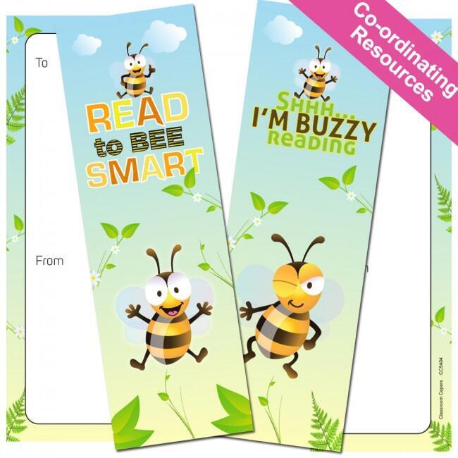 Bookmark Gifts | Read to Bee Smart / Buzzy Reading Bookmarks Ideal Reading Incentive/Class Present