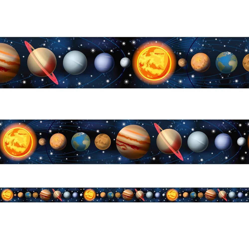 Classroom Display Borders | Stunning Planets / Space Design Trimmers.