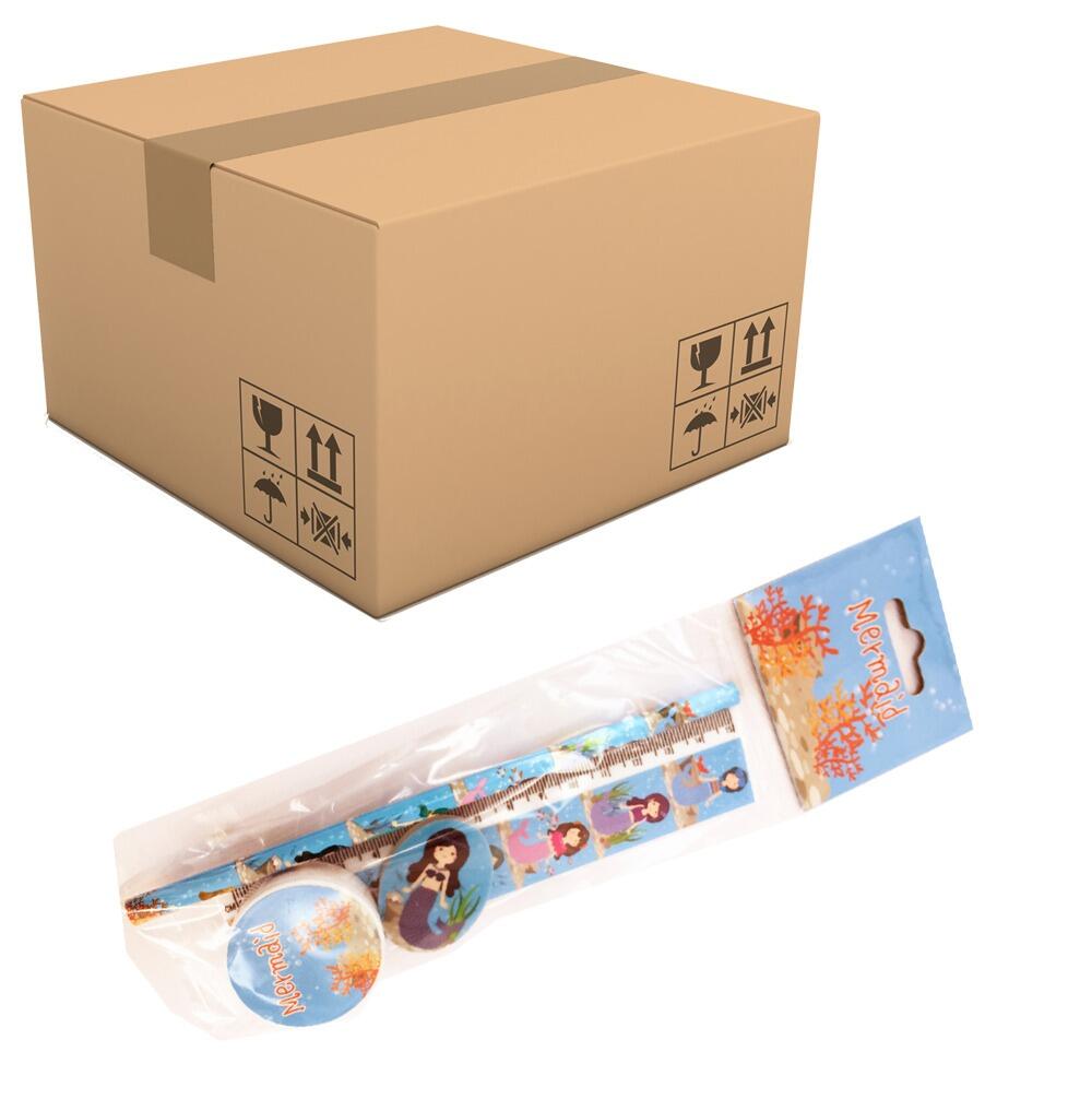 Bulk Stationery Sets | Low Cost Mystical Mermaid Writing Sets for Party Bags & School Fundraising