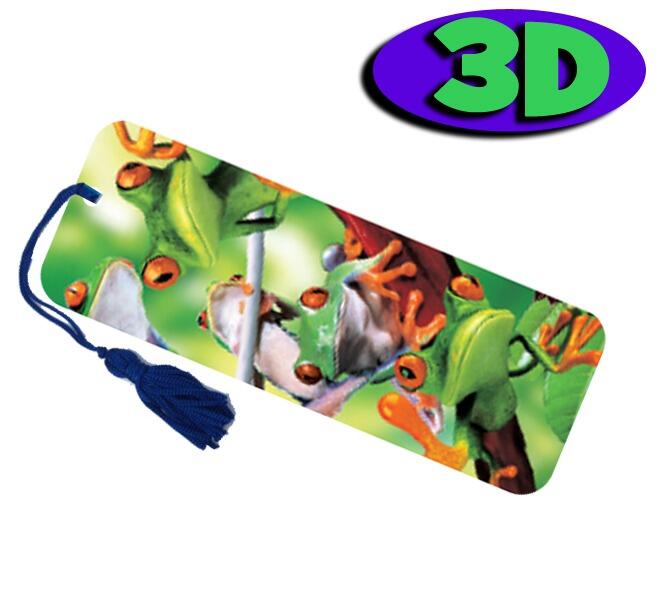 3D Bookmarks | Stunning Tropical Tree Frog Bookmark - Ideal Reading Incentive/Class Present