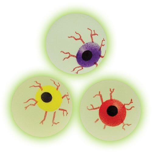 Bulk Gifts | 48 x Colourful Eye-Ball Bouncy Balls. Great Party Bag Fillers/Halloween Gift